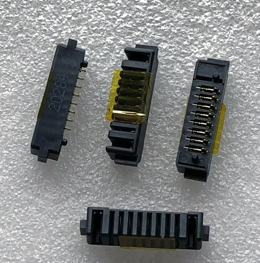 (2 шт.) 8 контактный разъем для аккумулятора ноутбука с позолоченным