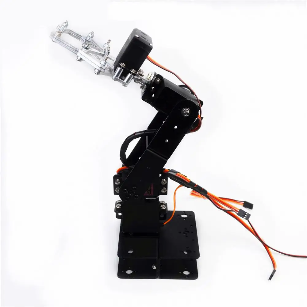 Алюминиевый сплав Arduino 4 механическая рука DIY робот аксессуары без рулевого