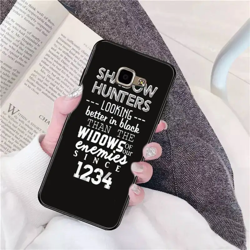 

YNDFCNB Shadowhunter Phone Case For Samsung Galaxy A30 A20 S20 A50S A30S A71 A10 A10S A7 A8 A6 plus Cases