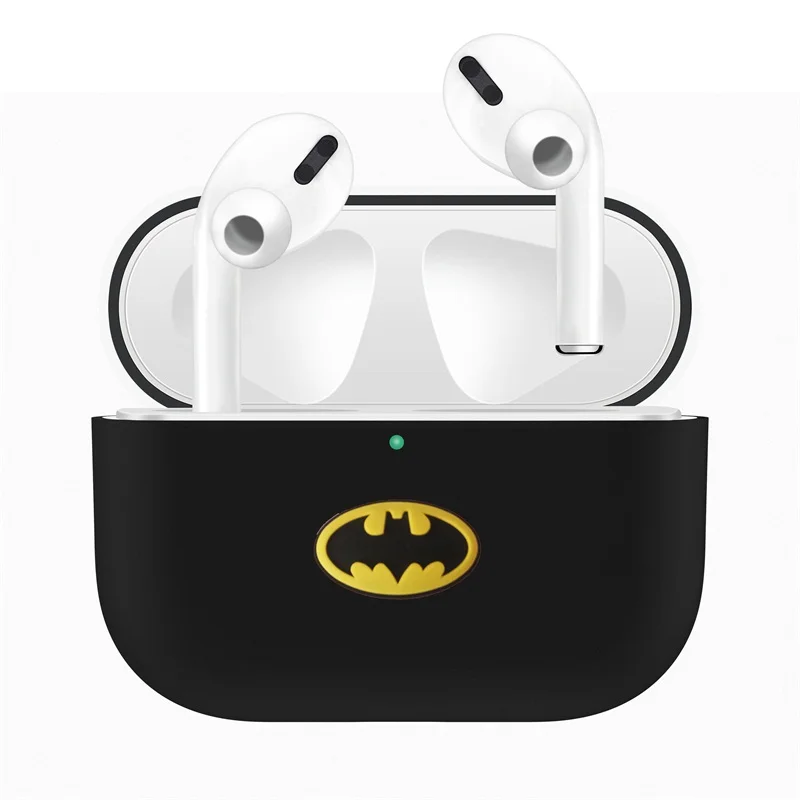 Black 1 Для Apple AirPods Pro Чехол для замены ТПУ милый защитный чехол для AirPods 3 беспроводной Bluetooth наушники протектор рукав - Color: Black 1