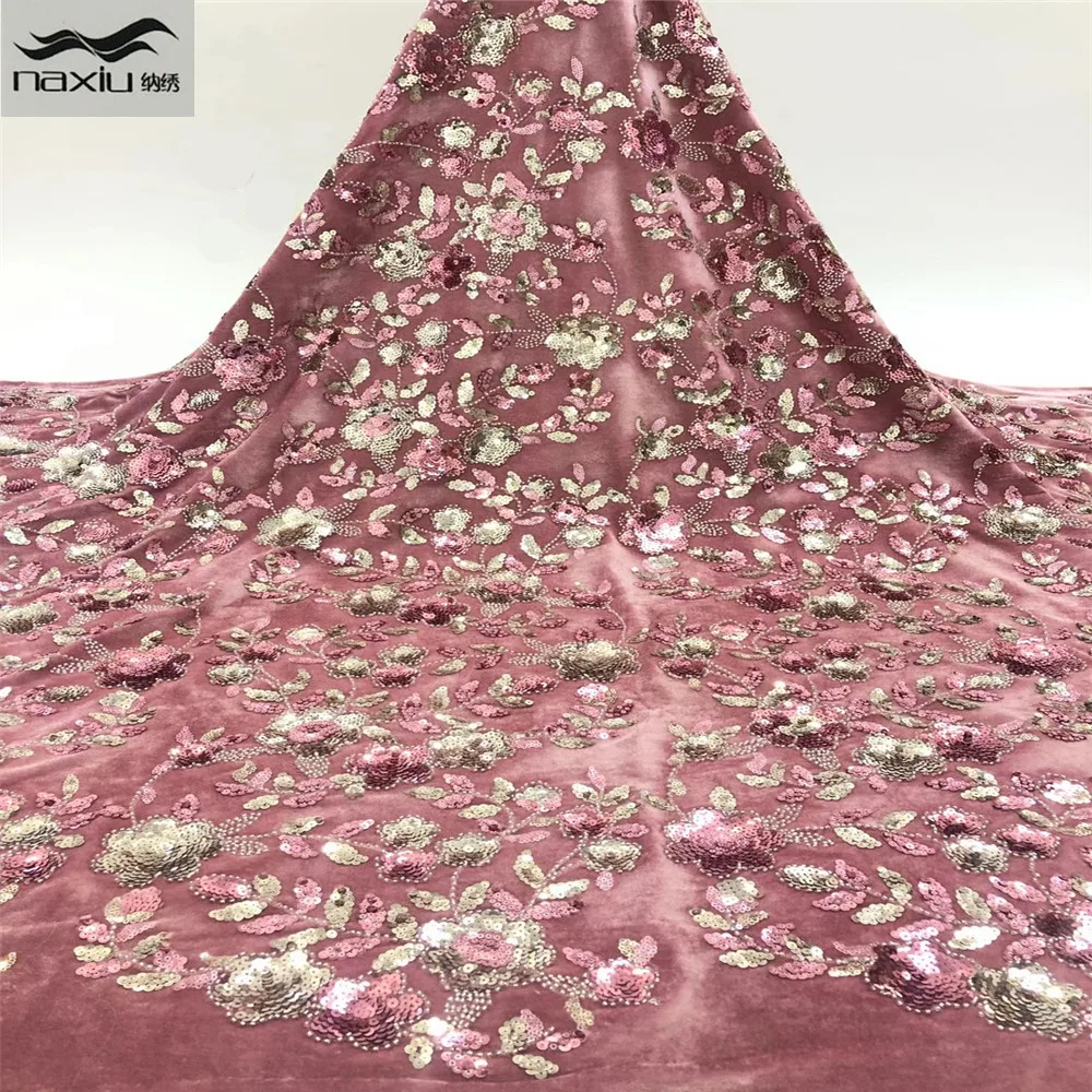 

Madison африканская кружевная ткань с блестками 2020 высокое качество бaрхaтныe лeггинсы Материал для женщин вечерние красивые французская круже...