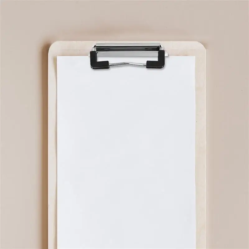 

15pcs Clipboard Clips Mountable Metal Clip Spring-Loaded File Folder For School