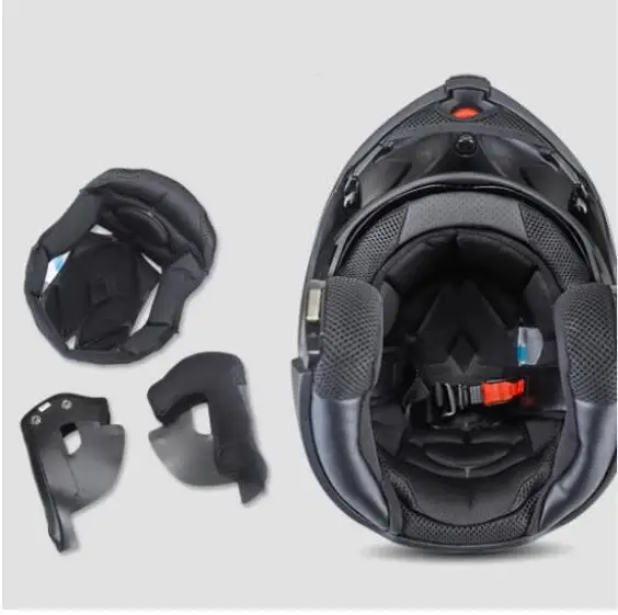 Новинка мотоциклетный шлем NENKI с черным интерьером солнцезащитный козырек