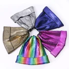 Новые зимние шапки, женские теплые вязанные шляпы, модные шапки, шапки для женщин, бронзовая золотистая и серебристая шапка, подарок, оптовая продажа