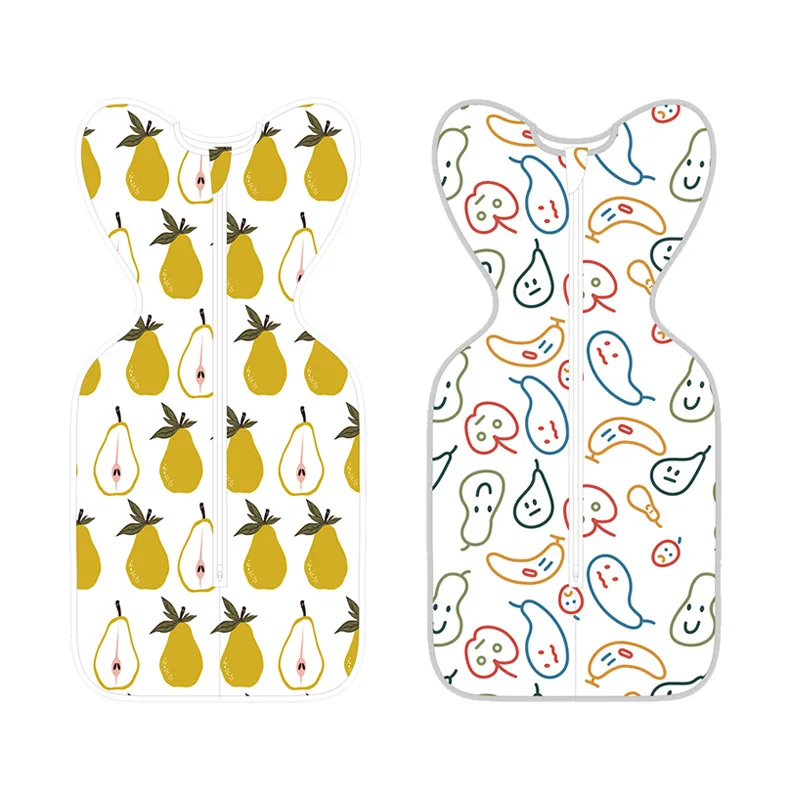 

Newborn Baby Swaddling Surrender Soft And Thin Sleeping Bag Organic Cotton Baby Anti-shock Wrap Sleeping Bags