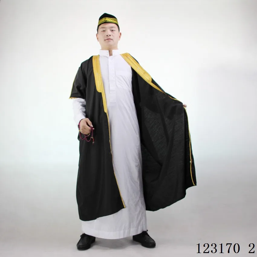 Мужская одежда jubba thobe abaya мусульманская традиционная исламская одежда Саудовская Аравия Homme Пальто платье Дубай Кафтан платье Национальный костюм