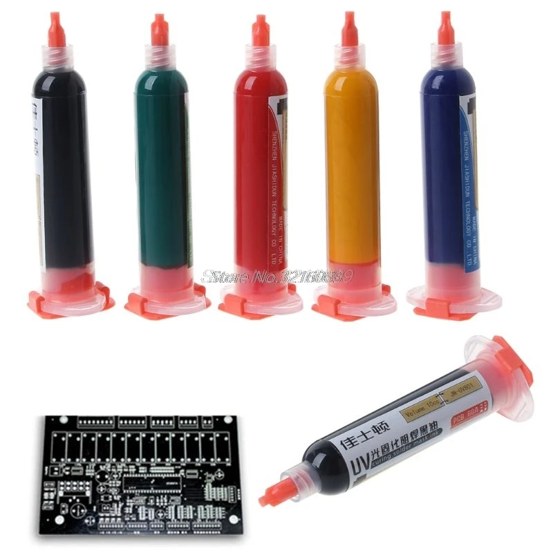 10CC УФ отверждаемая паяльная маска пастообразный флюс для печатной платы BGA