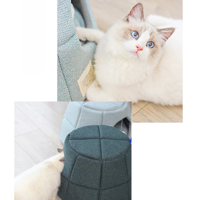 Домашние животные бинго 36 см кошка кровать дышащий Котенок Дом нескользящий