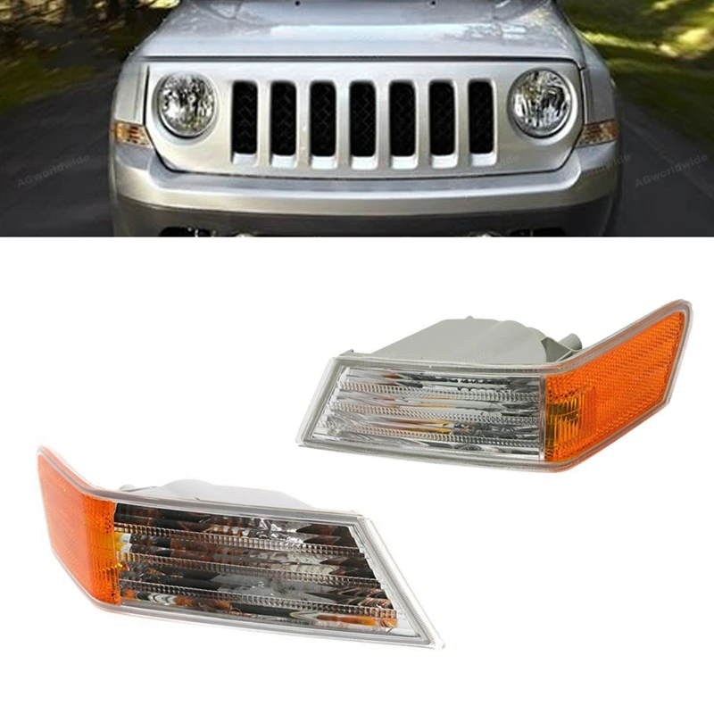 Для Jeep Patriot 2007-2016 Левая сторона водителя или правая пара углосветильник без лампы