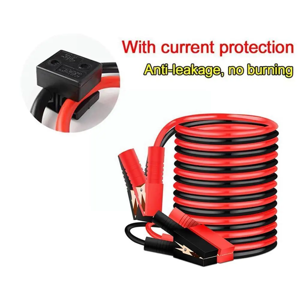 

Jump Leads Heavy Duty1000A Car Truck Cables 2.5M 3M Battery 4M Help Start Starts Easily Jumper Cars Lighter Emergency L8G8