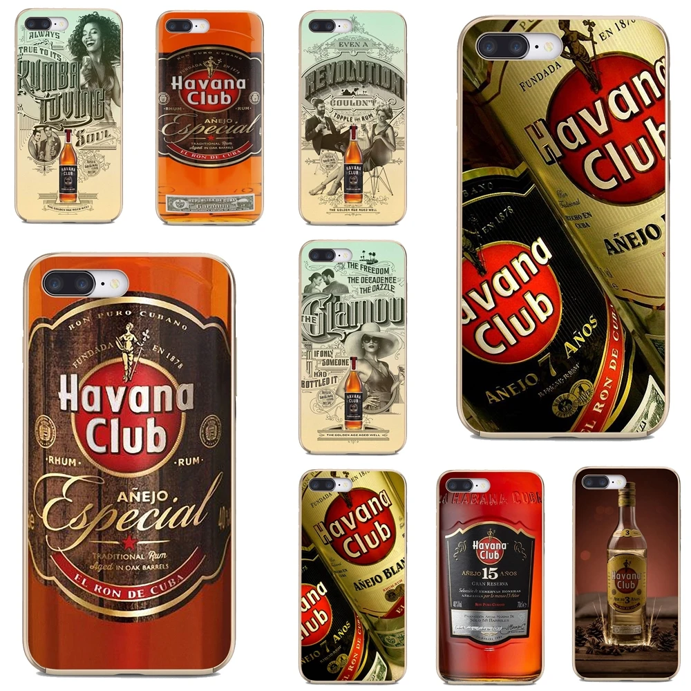 

Soft Bag Case For Apple iPhone 10 11 12 Pro Mini 4S 5S SE 5C 6 6S 7 8 X XR XS Plus Max 2020 Havana-Club-Anejo-Especial-Rum-Print