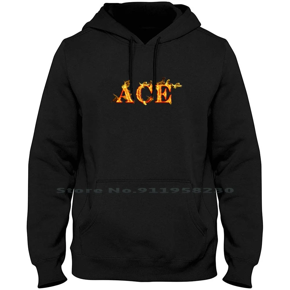 

Age Ace Men Women Hoodie Sweater 6XL Big Size Cotton Limited Edition Edition Trend Model 2018 News Best Ace Now New Hot End