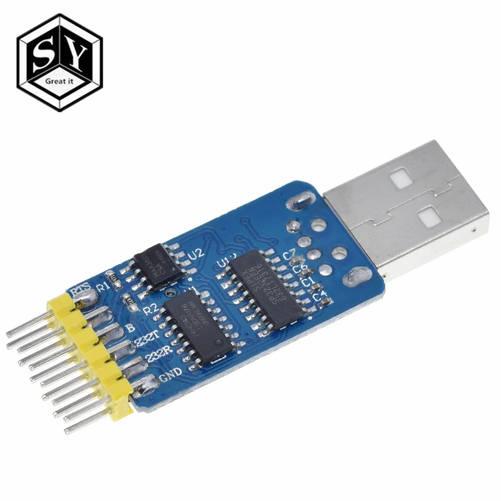 Преобразователь 6 в 1 с USB CP2102 на TTL RS232 RS485|rs 485 ttl|rs 485accessories lot |