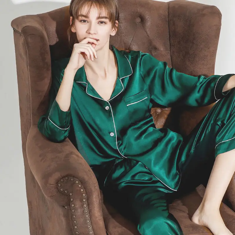 Рисунок 5 - Женская шелковая пижама 6A 100%