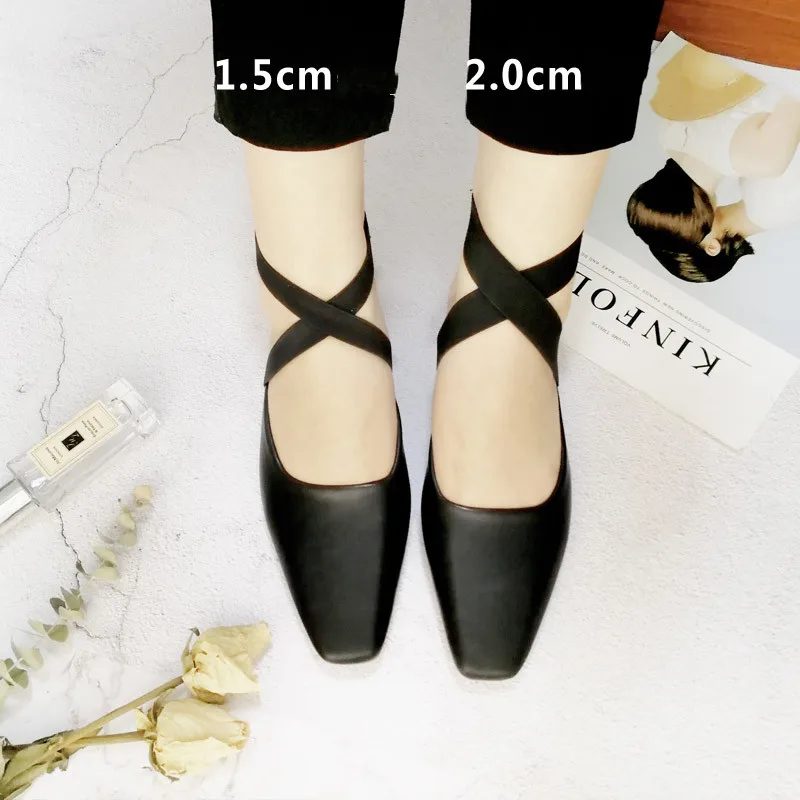 1 пара цветных эластичных лент для обуви однотонные шнурки на высоком каблуке