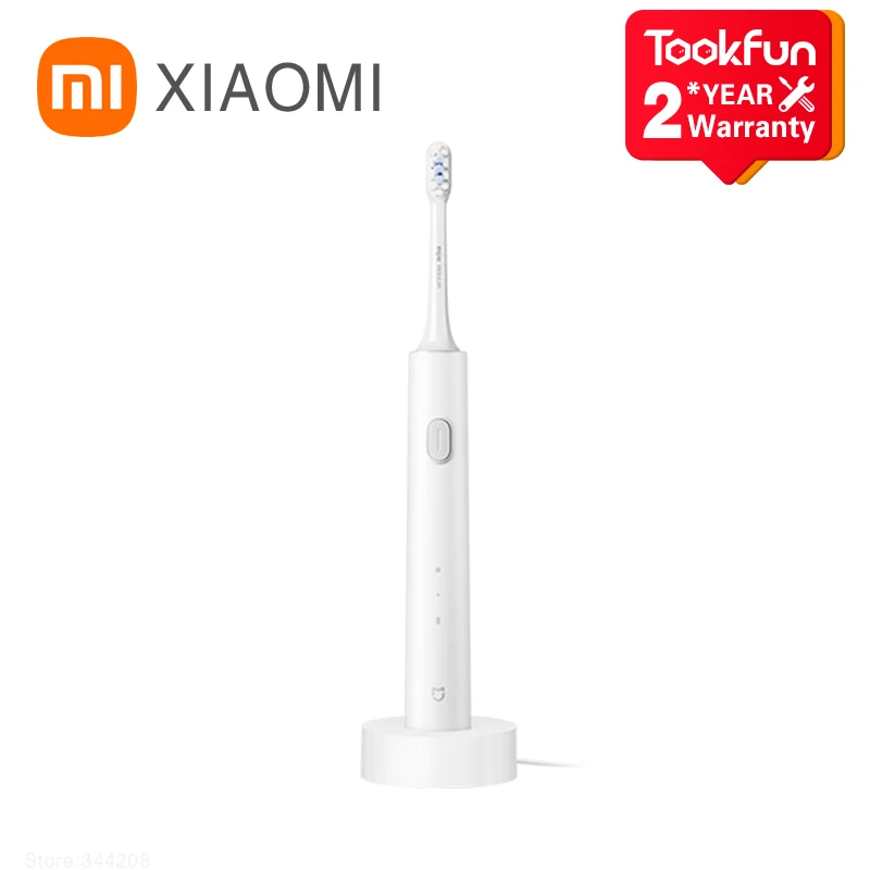 

Xiaomi Mijia Sonic Electric Toothbrush T301 IPX8 Waterproof 50 Days Of Battery Life Wireless Charging Antibacterial Brush Head