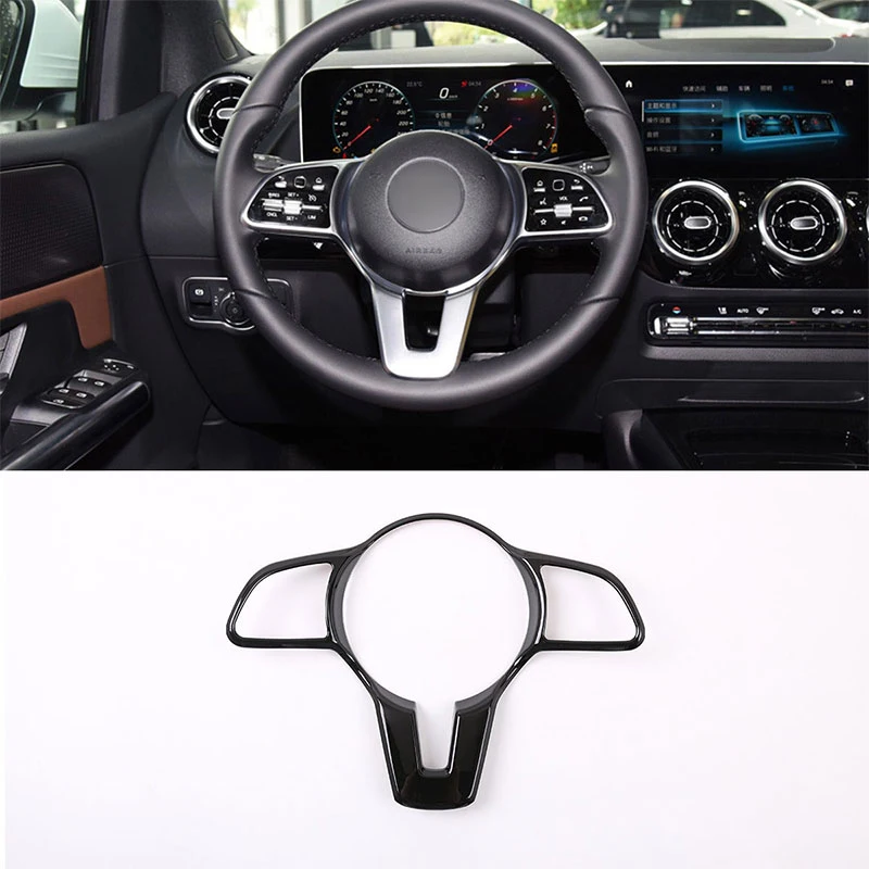 Автомобильная отделка рулевого колеса для Mercedes Benz A B C E G CLA CLS GLC GLE GLS EQC GLB W177 W247 W205W213