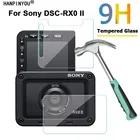 1 комплект для Sony DCS-RX0 II 2 ультра тонкая Камера объектив + ЖК-дисплей Экран 2.5D с уровнем твердости 9H защитная пленка из закаленного стекла Экран гвардии