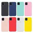 Силиконовые парные чехлы для iPhone 11 Pro Max 11, новый милый мягкий простой Модный чехол карамельных цветов для телефона iPhone 11 Pro 2019