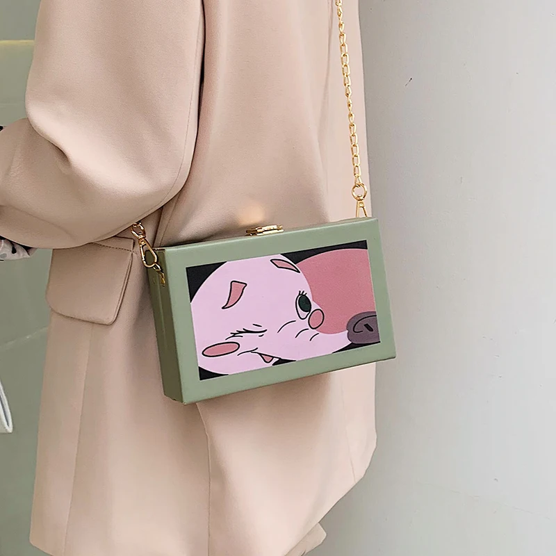 Модная женская Повседневная Сумка клатч из искусственной кожи с рисунком слона и