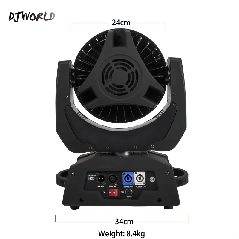 Светодиодный 36x18 Вт RGBWA+ УФ зум перемещение головы 6in1 светодиодный стирка DMX512 Прямая с фабрики Dj диско-сценическое освещение для вечерние обувь для ночного клуба