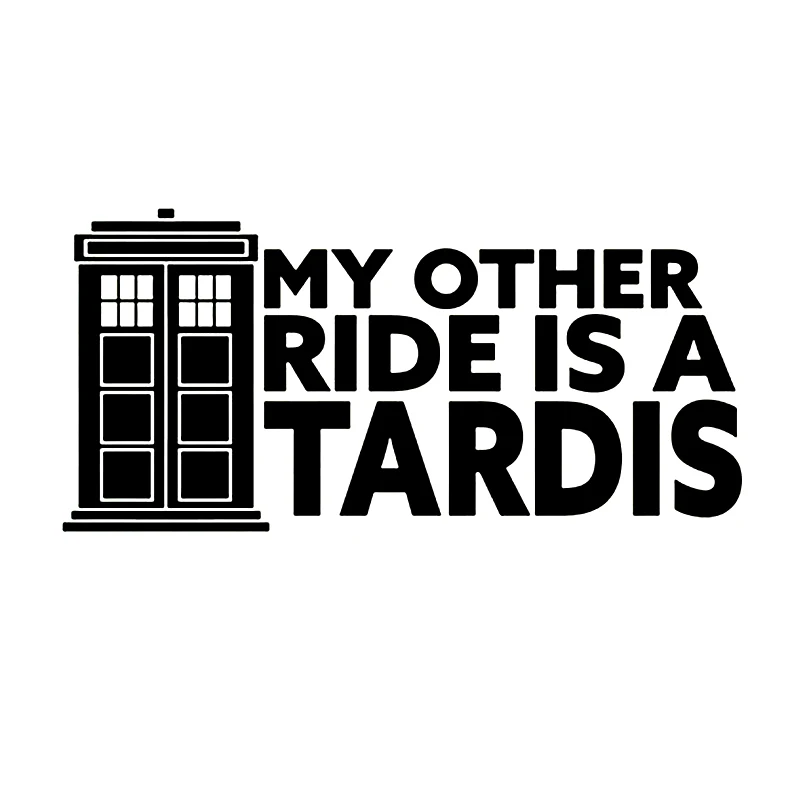 Автомобильные наклейки My Other Ride Is A Tardis Виниловая наклейка мотоциклетный шлем