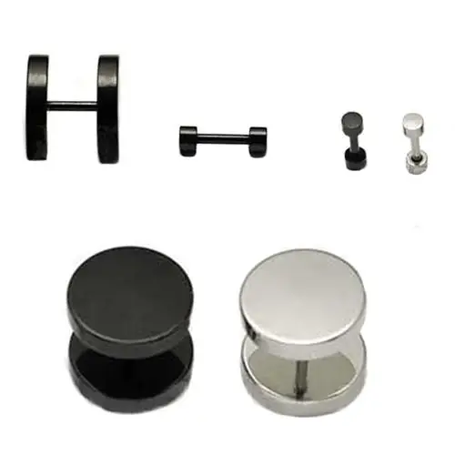 Оптовая продажа модные стальные серьги из нержавеющей стали женские и мужские