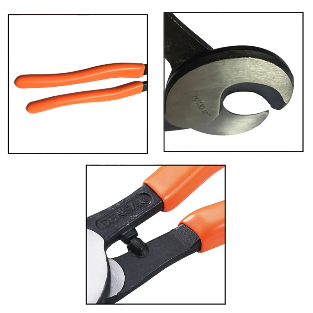 

HJ130 Cable Cutter Ordinary Copper And Aluminum Cable Cutter Manual Insulation Pliers