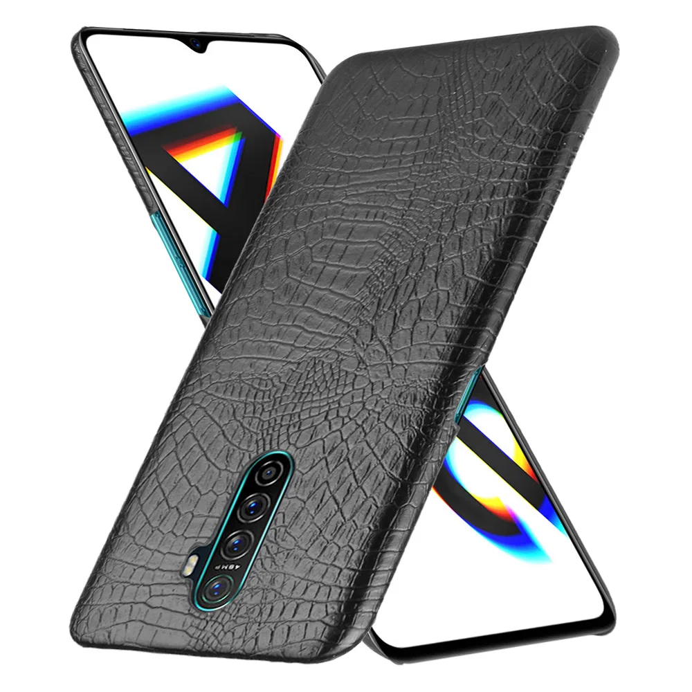 Для OPPO Reno Ace чехол Роскошная Обложка на заднюю панель из искусственной кожи