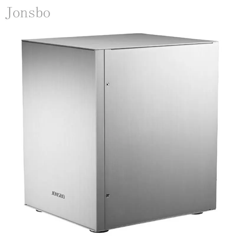 Jonsbo C2 серебристый алюминиевый мини ITX MATX чехол для компьютера USB3.0 игровой маленький корпус C2S черный HTPC ITX поддержка 3,5 ''HDD USB3.0 H