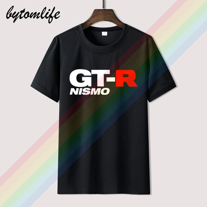 GTR Nismo Футболка логотип Nissan гоночный автомобиль Racer JDM Япония Топ S 3XL|Мужские