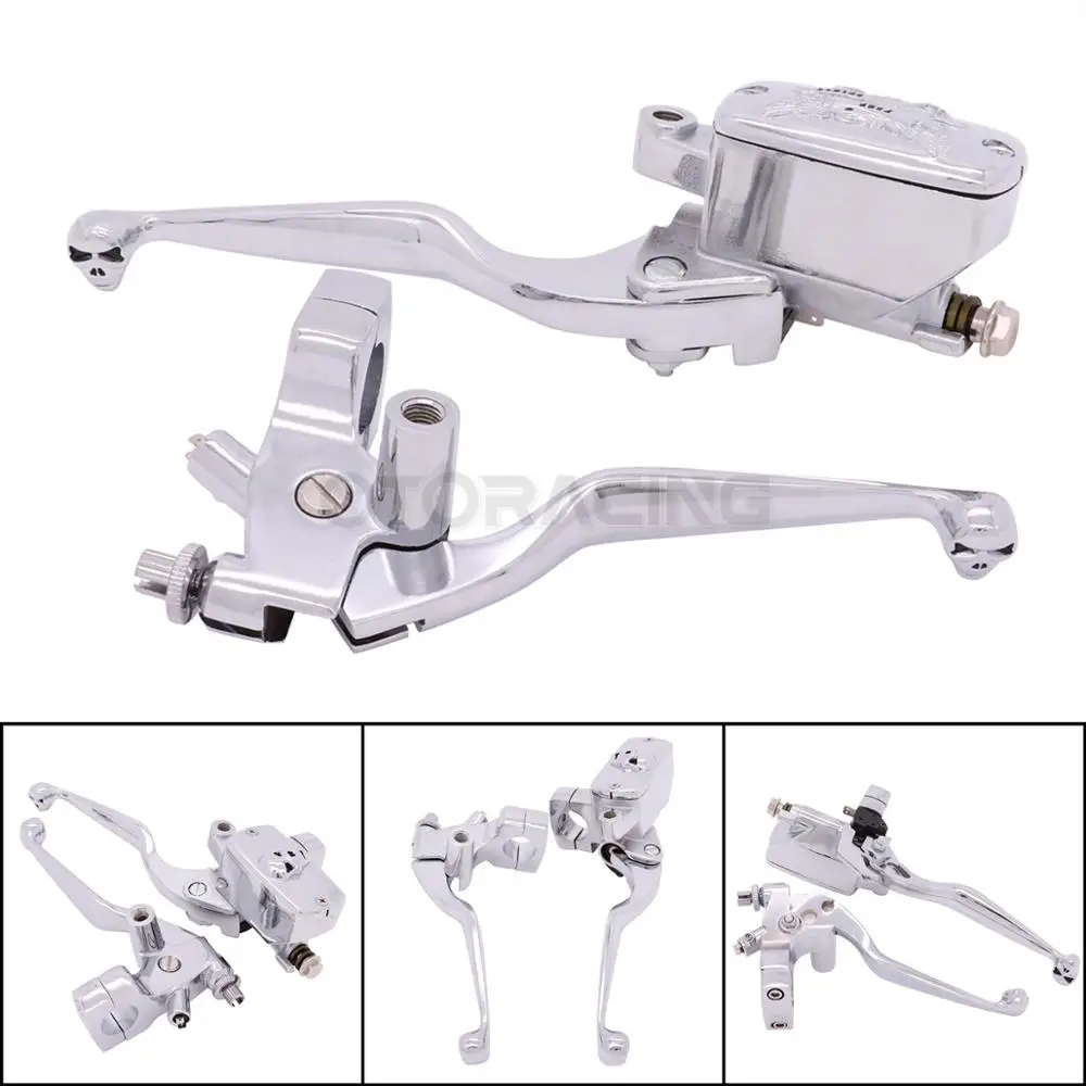 

1'' 25MM Motorcycle Brake Clutch Master Cylinder Reservoir Levers For Honda Shadow 750 1100 ACE Aero Phantom Sabre Spirit