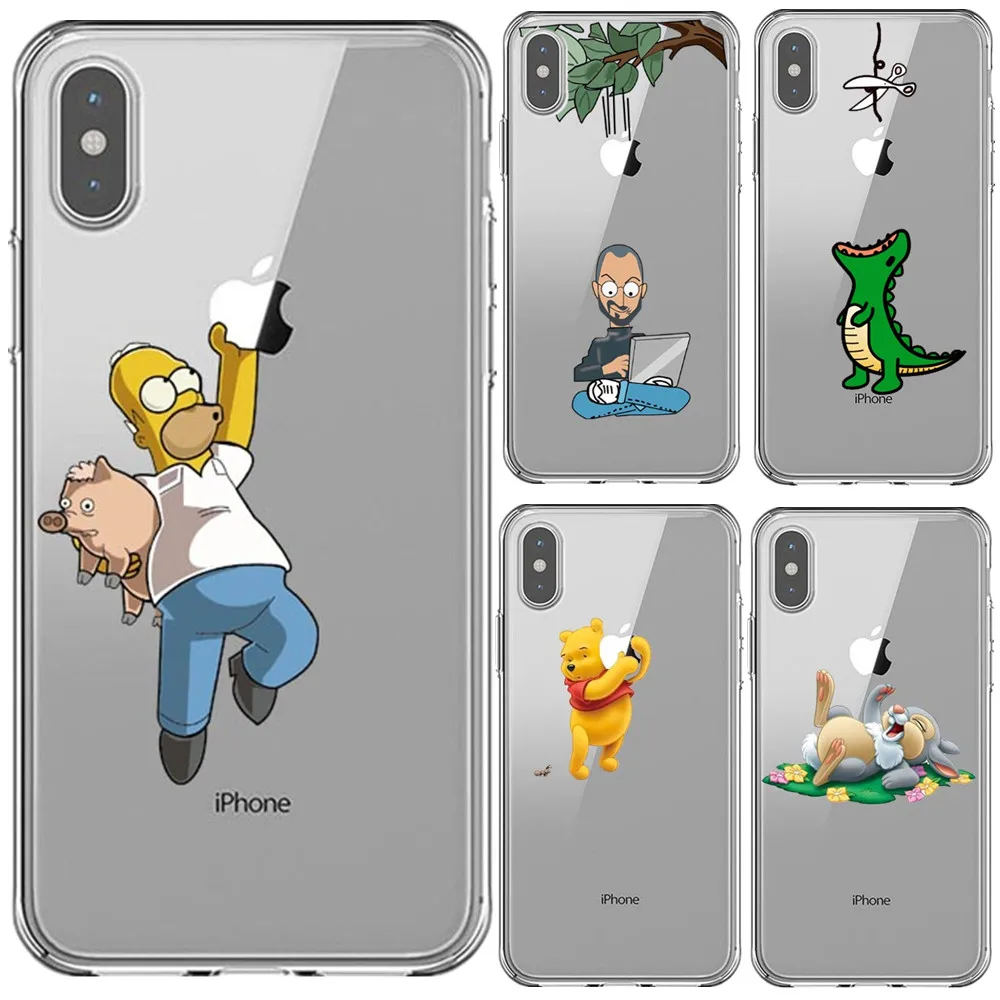 Мягкий силиконовый чехол накладка с милым мультяшным символом русалочкой