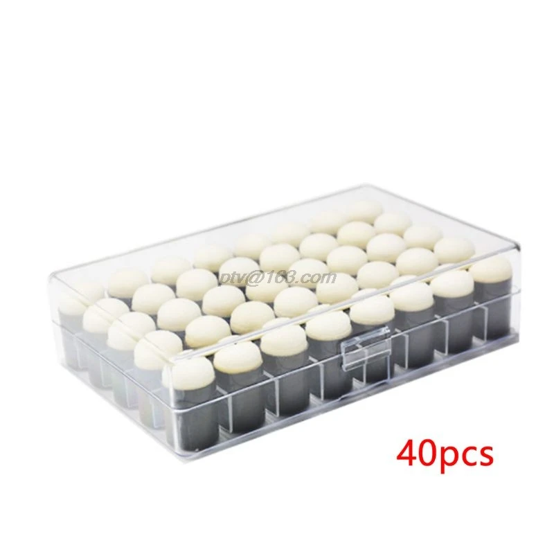 

40pcs Finger Sponge Daubers Painting Ink Pad Stamping Brush Craft Case Art Tool with Box Scrapbooking DIY Crafts