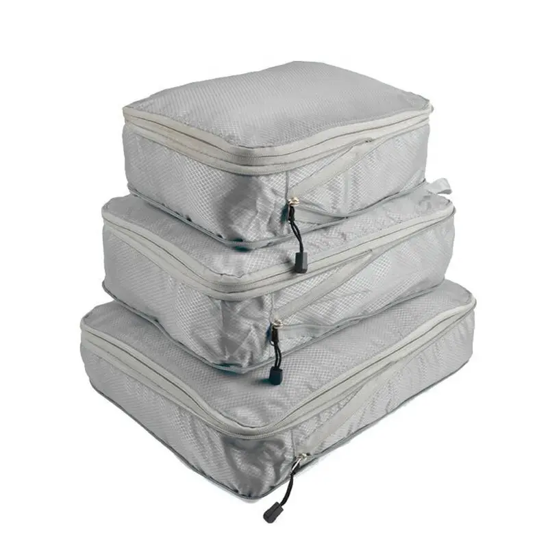 

3pcs Foldable Storage Bag Clothes Luggage Carry-On Packing Organizer Pouch Duffle Bags