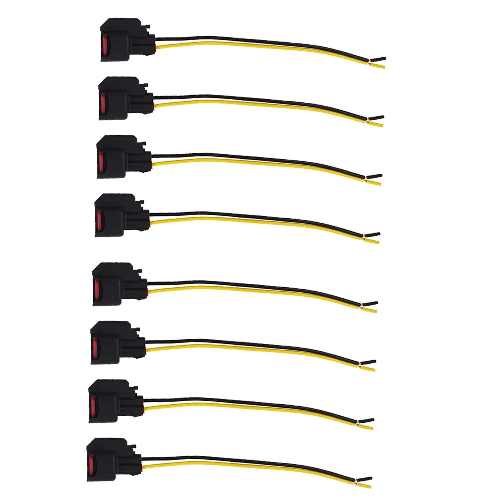 8x Fuel Injector Connector Pigtail Harness EV6 EV14 USCAR For Dodge LS2 LS3 | Автомобили и мотоциклы