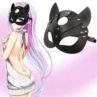 Фетиш маска для головы БДСМ бондаж ремни из искусственной кожи кролик кошачьи уши маска кролика ролевые игры секс-игрушки для мужчин женские косплей игры
