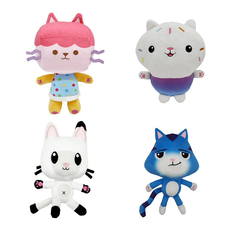 

New Gabby Dollhouse Plush Toy Mercat Cartoon Stuffed Animals Mermaid Cat Mermaid Plushie Dolls Kids Birthday Gifts