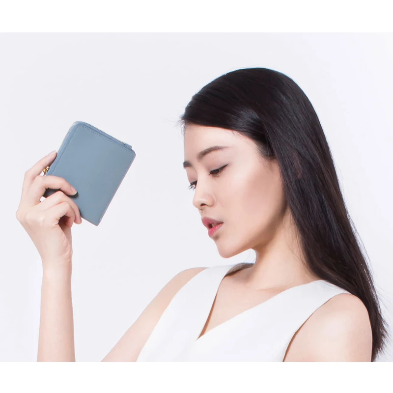 Xiaomi Youpin UREVO кожаные кошельки полный грианд натуральная мягкая Сумочка для женщин стильный компактный держатель для карт в подарок