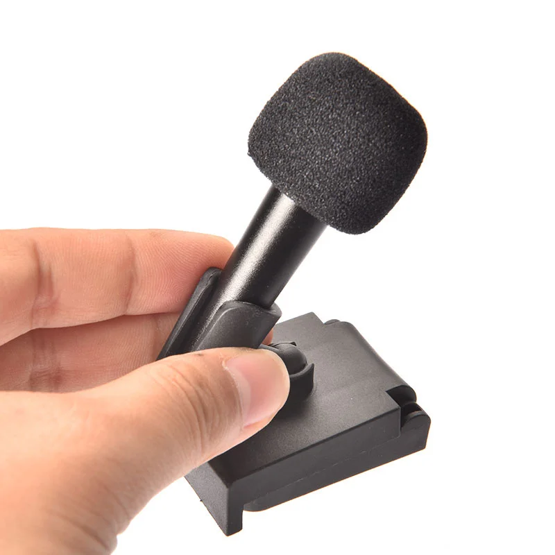 

Hot Sale Portable Stereo Studio Mic KTV Karaoke Mini Microphone For Cell Phone PC Mic Size:65*20mm