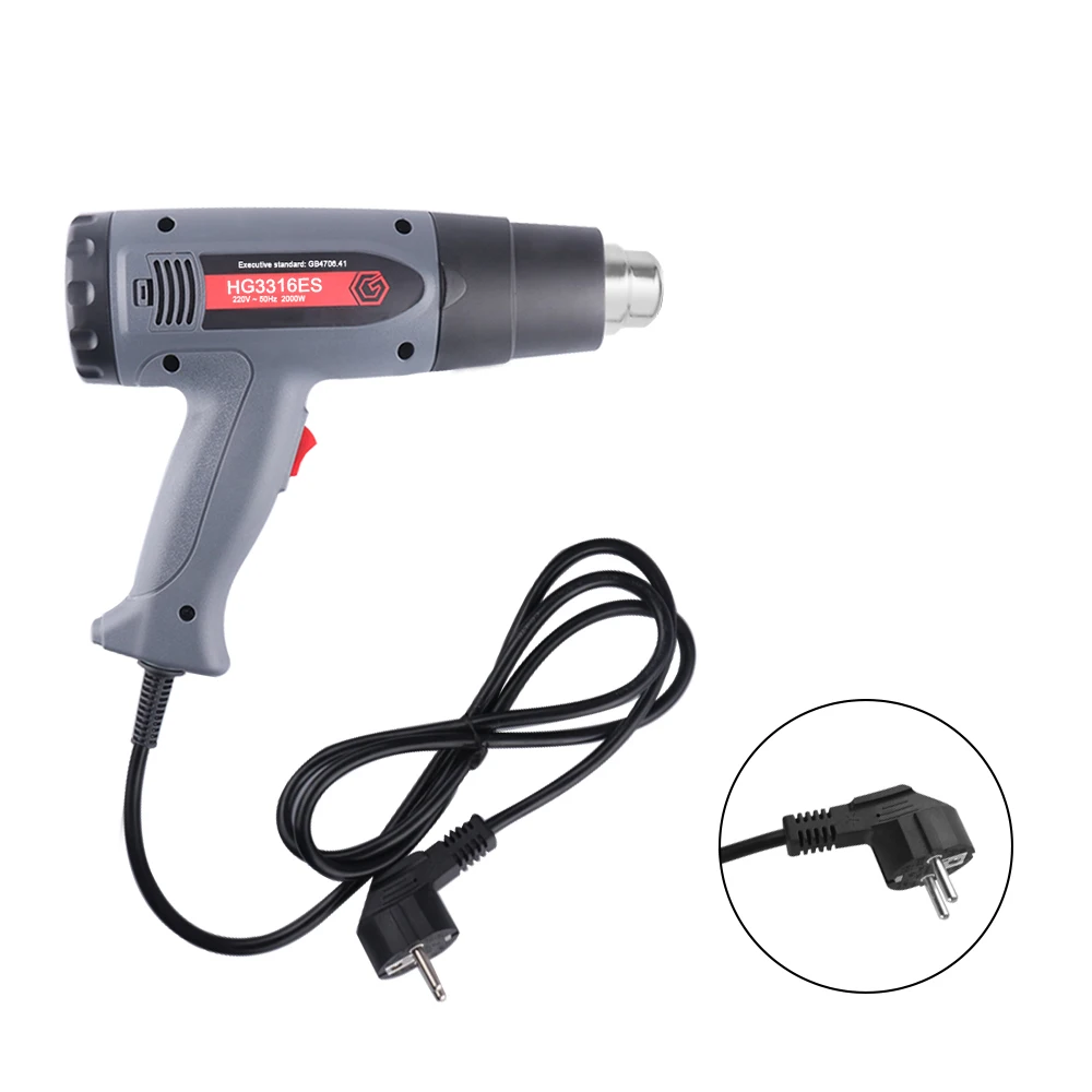 Термопистолет 220V 50Hz 1600W современный Интеллектуальный термопистолет с ЧПУ djustable