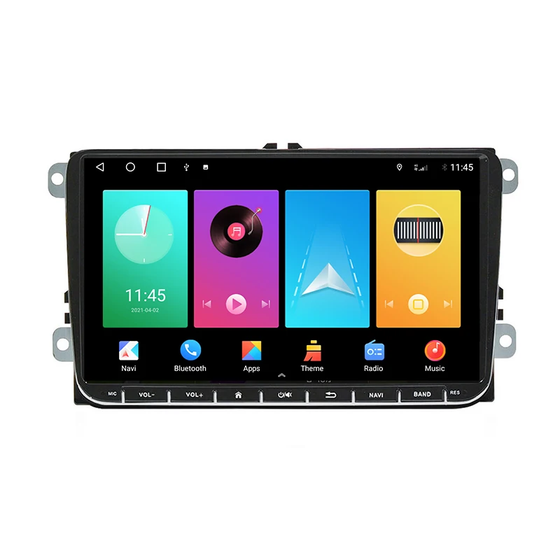 Автомагнитола 9 дюймов проигрыватель на Android 10 Восьмиядерный процессор GPS без DVD