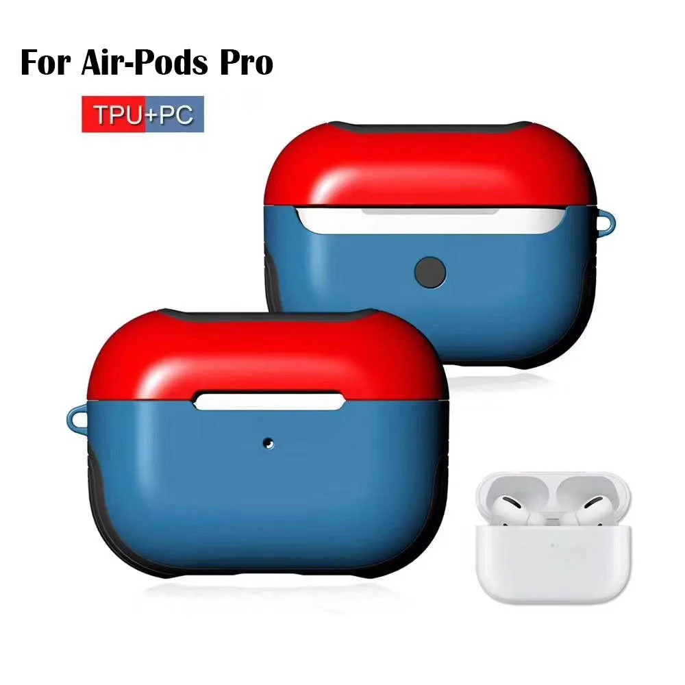 Чехол для Airpods Pro чехол наушников новое поколение TPU + PC защитный универсальный