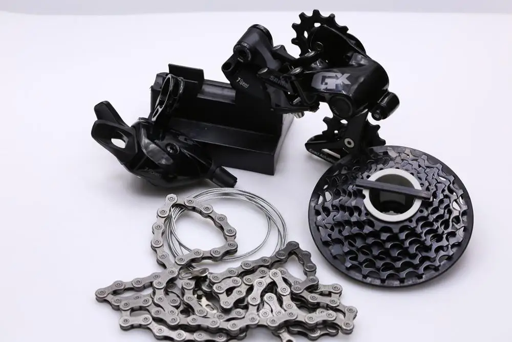 Sram GX DH groupset 7S MTB велосипедная фонарь + задний переключатель кассета цепь | Спорт и