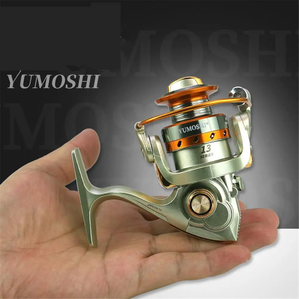 Рыболовная катушка Mn 150 полностью Металлическая качалка мини-спиннинговая