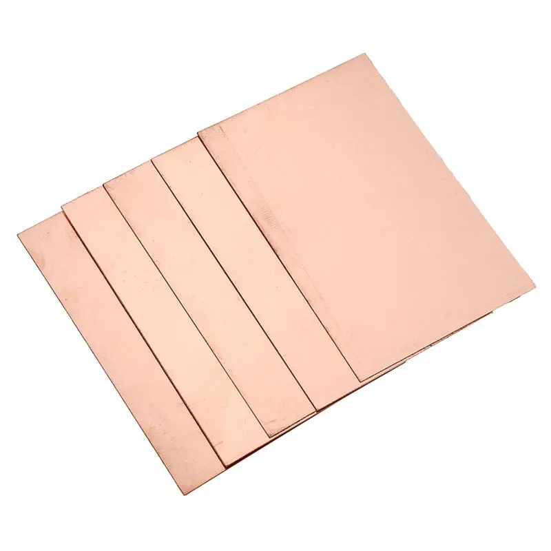 

5pcs 100x150x0.6mm Double-sided Copper PCB Board FR4 Fiberglass Board Accessory