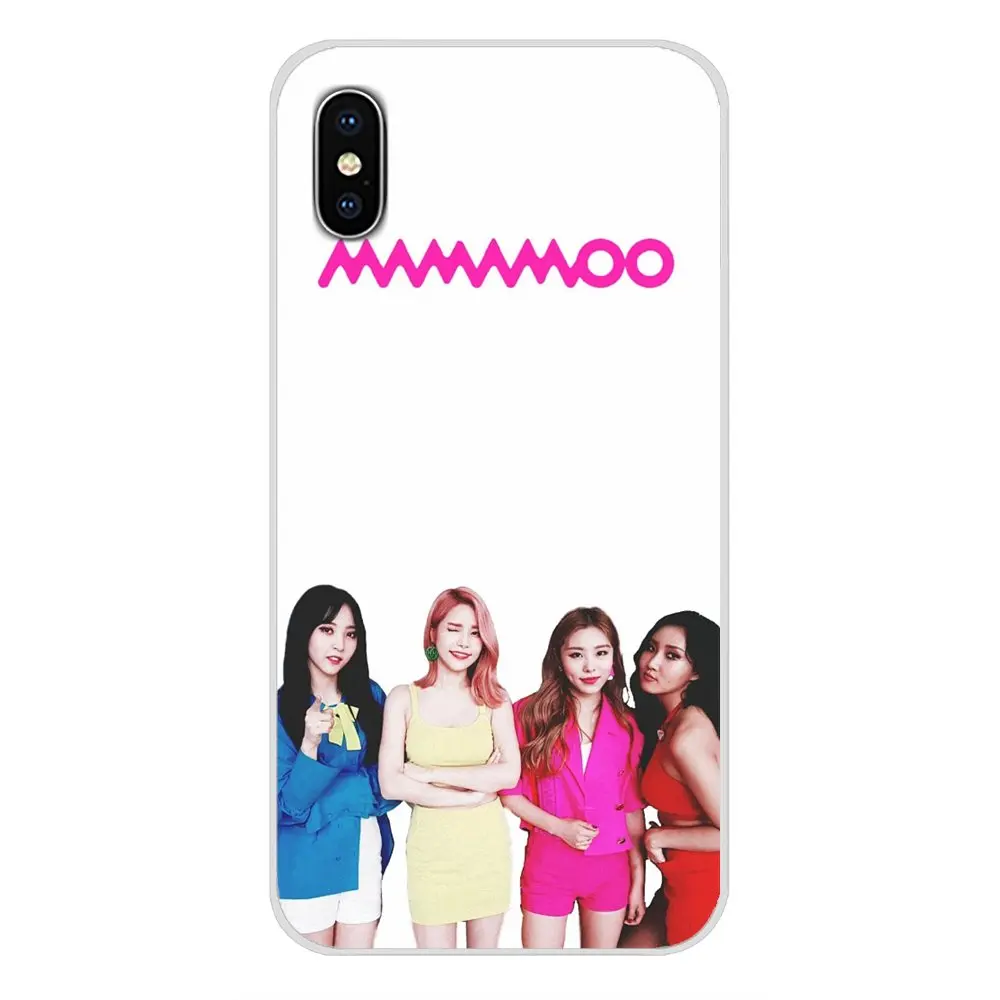 Аксессуары чехлы для телефонов Mamamoo KPOP girls Apple iPhone X XR XS MAX 4 4S 5 5S 5C SE 6 6S 7 8 Plus ipod touch