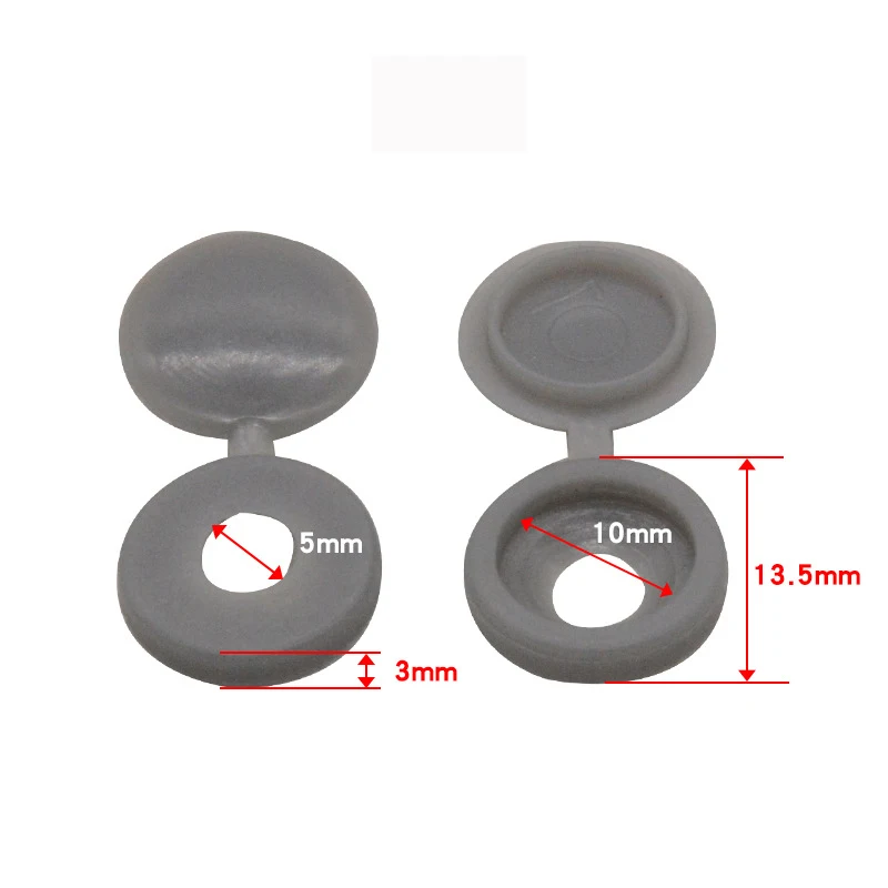 

Пластиковые винтовые крышки 100 шт.