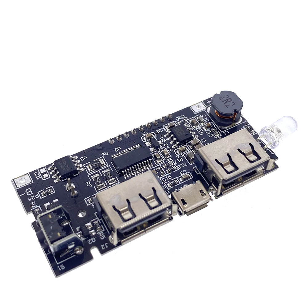 Двойной USB 5 в 1 а 18650 внешний аккумулятор для мобильного телефона зарядное