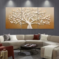 european atmosphere living room decoration painting sofa background wall hong kong style french luxury 3d relief painting